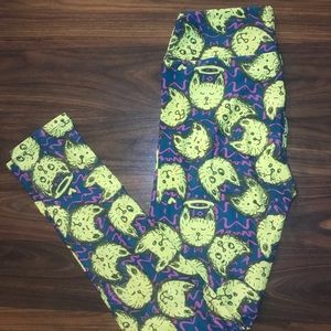 OS Cat LuLaRoe Leggings